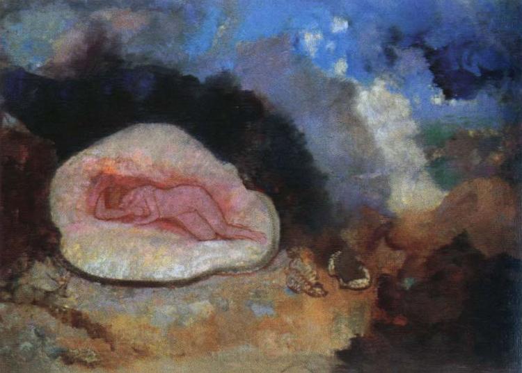 Odilon Redon the birth of venus Norge oil painting art